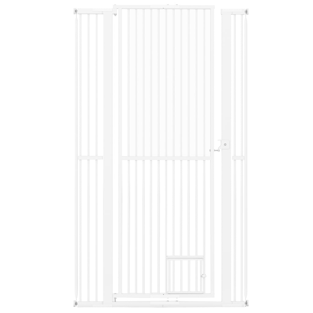 Extra Tall Metal Cat Gate 67.5 Inch with 30.5-41 Inch Width, White, Variation of this listing