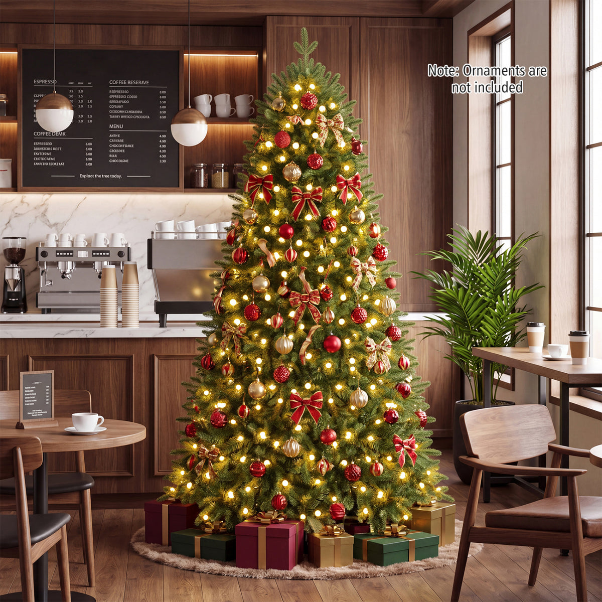 6.3 FT Smart Christmas Tree with 230 RGB LED Lights - App & Remote Control