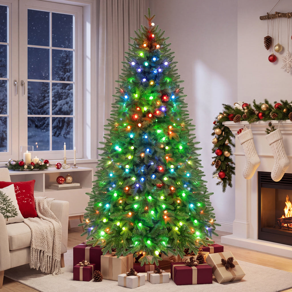 6.3 FT Smart Christmas Tree with 230 RGB LED Lights - App & Remote Control