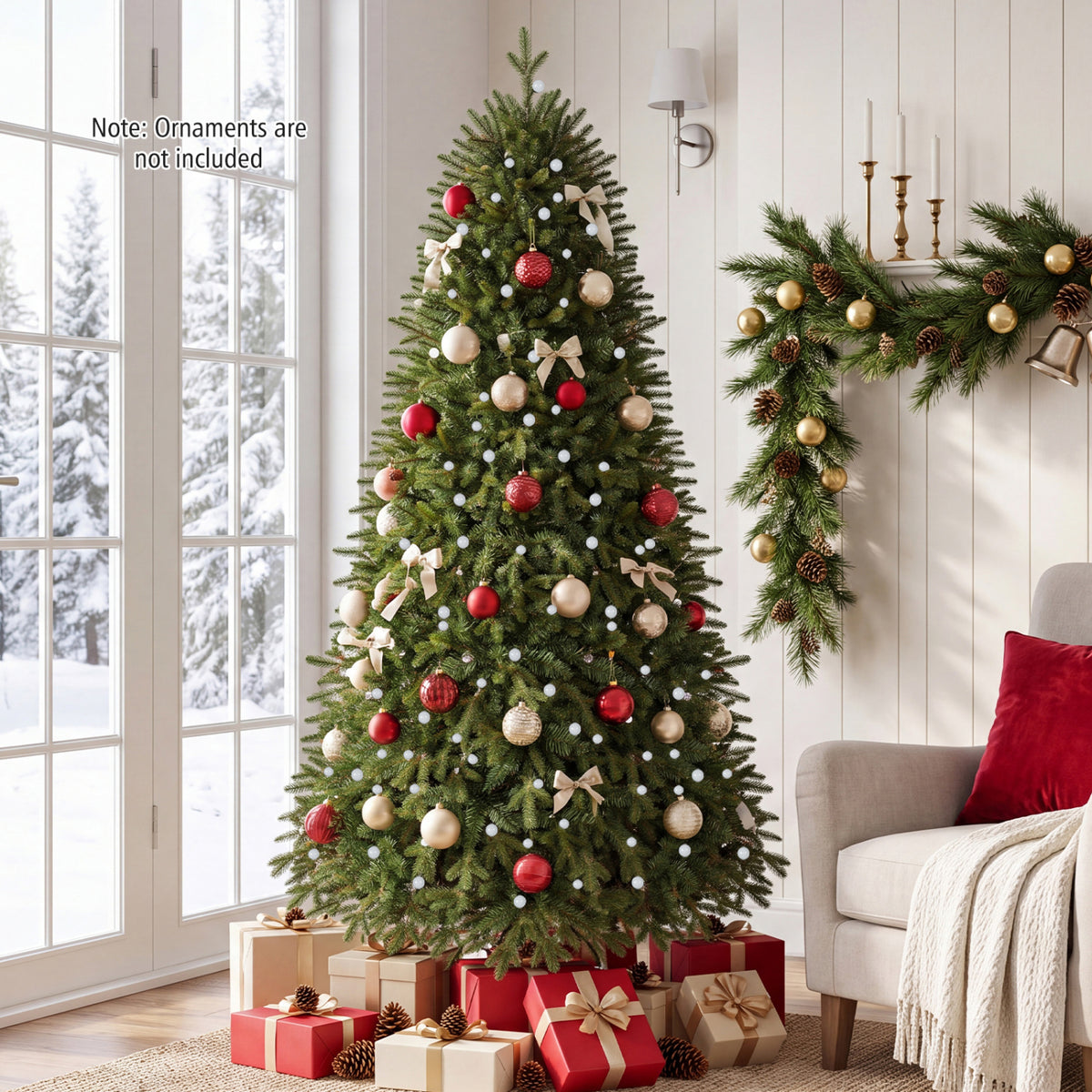 6.3 FT Smart Christmas Tree with 230 RGB LED Lights - App & Remote Control