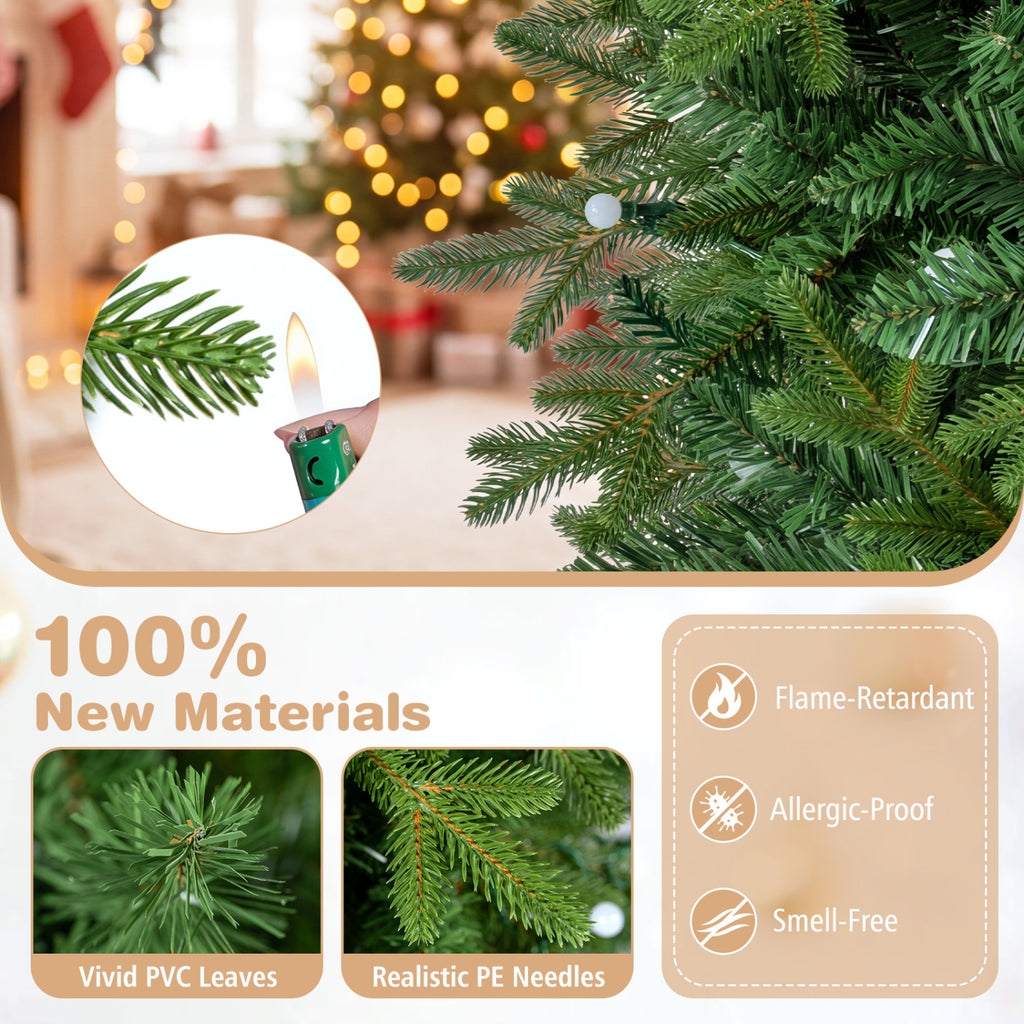 6.3 FT Smart Christmas Tree with 230 RGB LED Lights - App & Remote Control