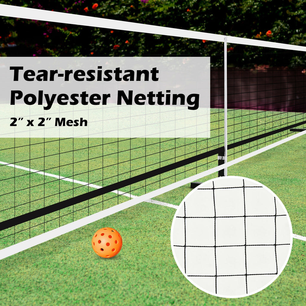 Pickleball Net Set - 22 Feet Portable Indoor Outdoor Game System with Carry Bag