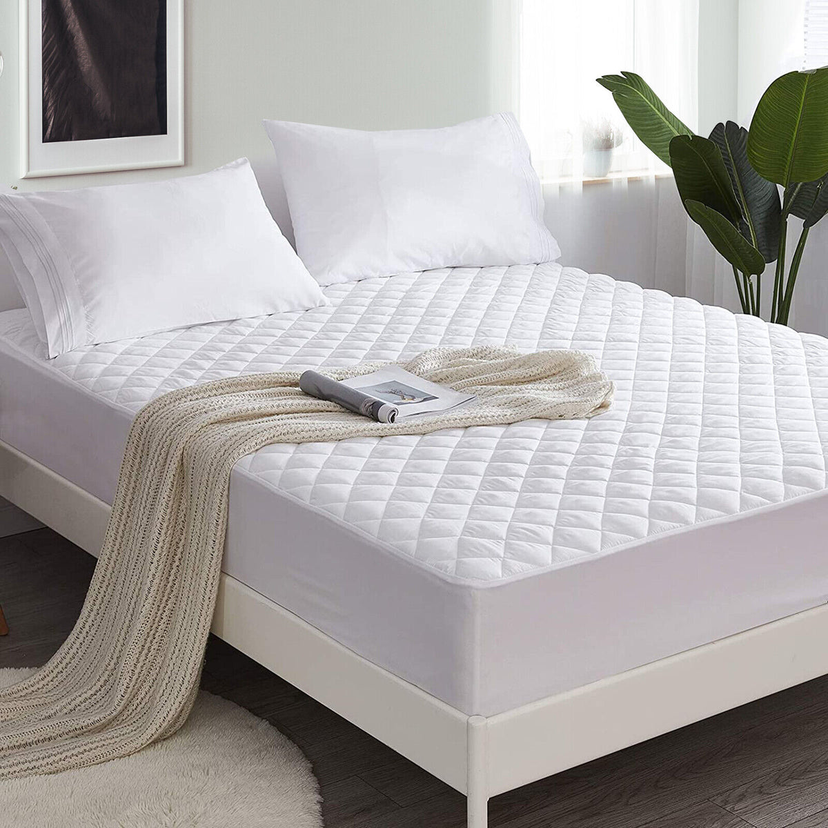 Electric Heated Mattress Pad Queen Size with Dual Controller