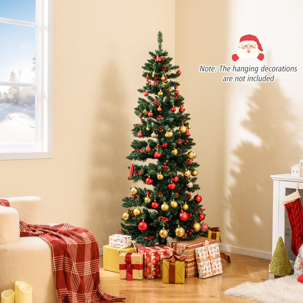 6 ft Pre-Lit Artificial Christmas Tree Spiral with 612 Tips & 8 Light Modes