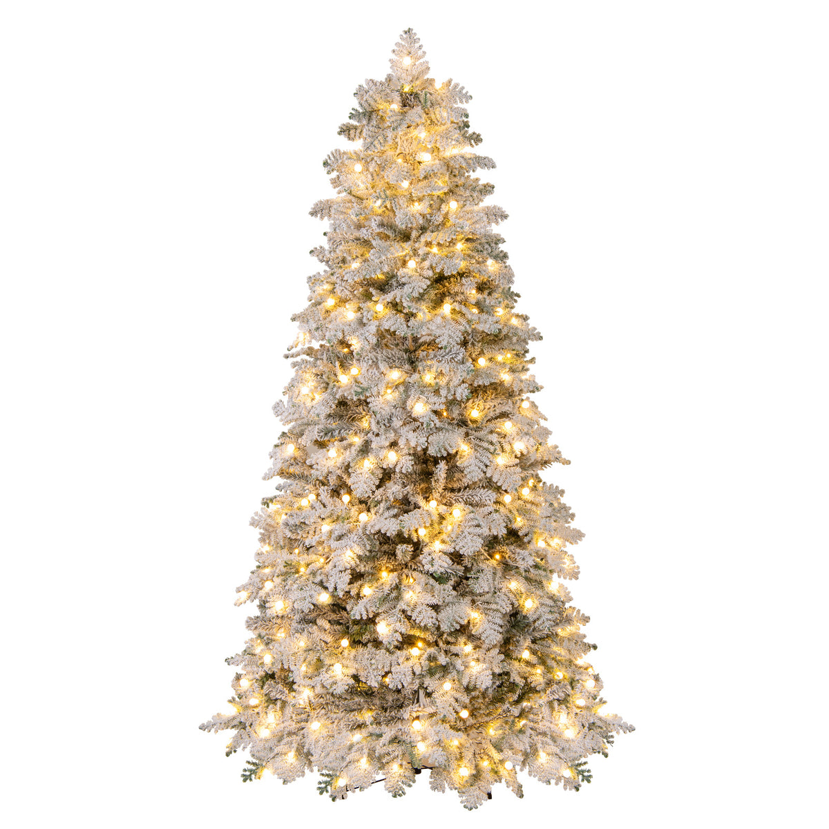 12 Feet Tall Pre-Lit Artificial Christmas Tree Outdoor Indoor Slim Pencil Tree with Lights - Variation of 12 Feet