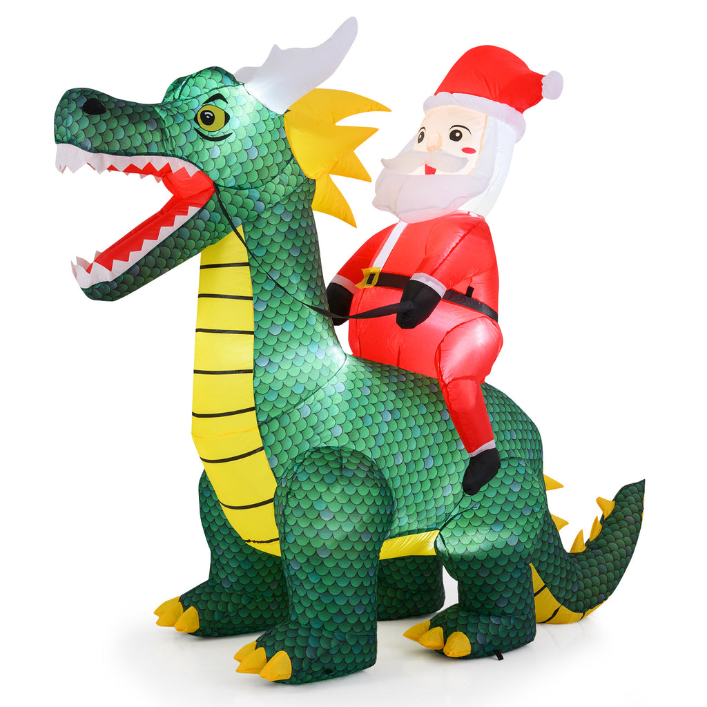 Christmas Inflatable Archway with Santa Claus & Snowman - B Style 8 Feet