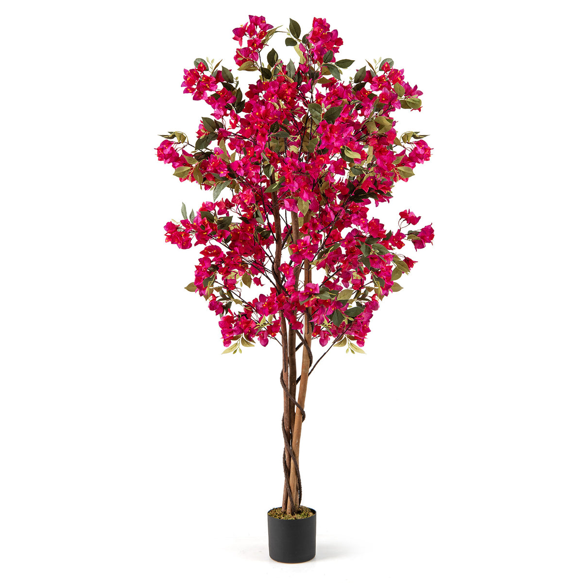 Artificial Bougainvillea Tree with White Flowers - 6 Feet, 1 Piece