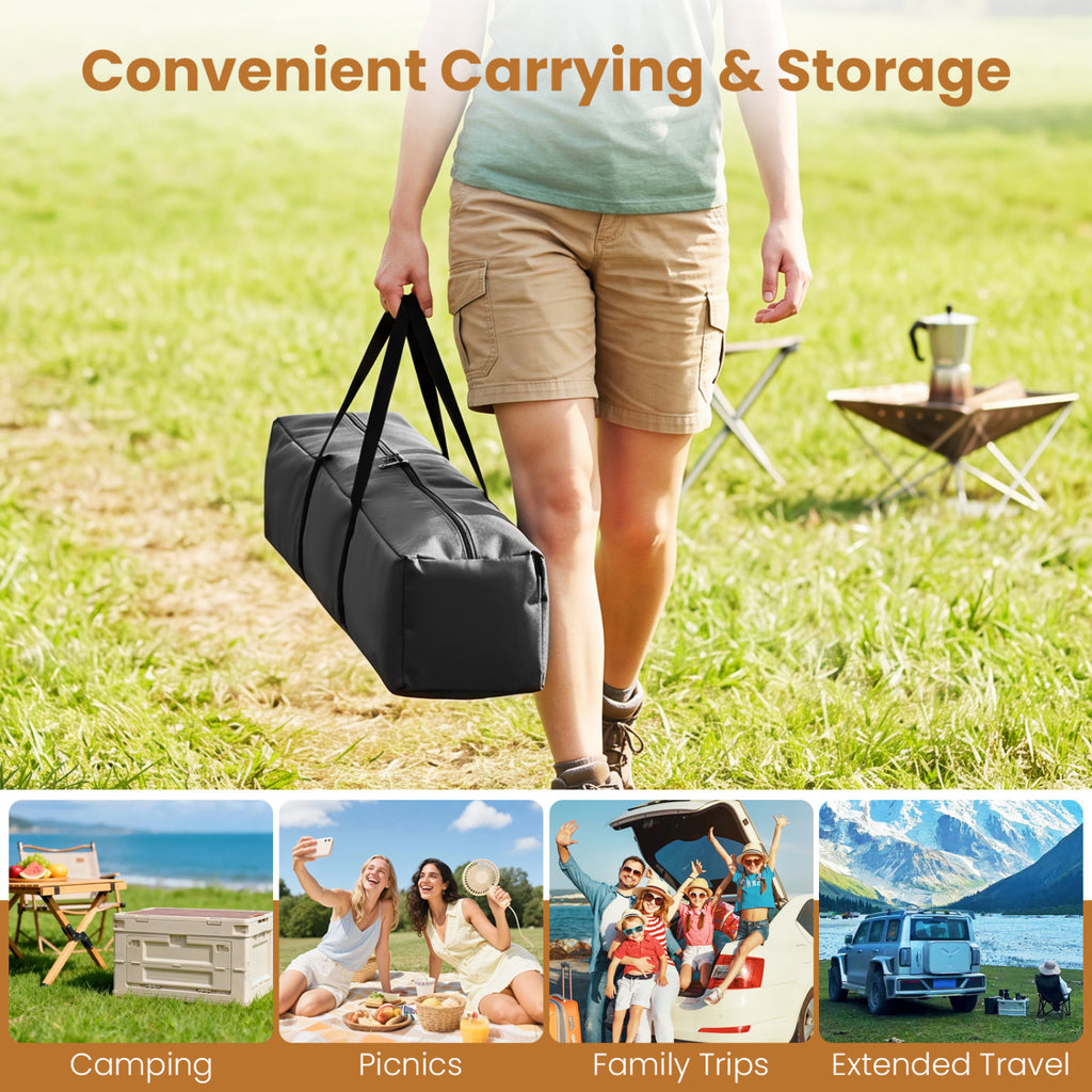 6-Person Outdoor Camping Tent Blackout Easy Setup Instant Cabin with