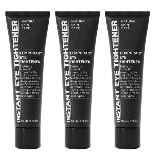 HUSPUR Instant Eye Tightener, Temporary Instant Visibly Reduces Wrinkles Under Eye Bags and Wrinkles Filler, Fine Lines Tightening and Lifting Cream for Women Men,1 FL Oz(Pack of 3)