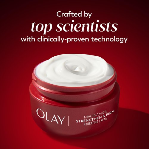 Olay Regenerist Radiance Niacinamide Face Moisturizer: Strong & Firm Cream for Women - Anti-Aging, Anti-Wrinkle, Hydrating & Skin Firming - 2 Oz