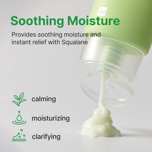 Face Republic Calming Care AHA/BHA Moisturizer 50ml 1.69 fl oz | Soothing Gel Cream | Lightweight | Clarifying & Moisturizing | Squalane, Cica, Aloe | For oily, irritated skin | Vegan Korean Skincare