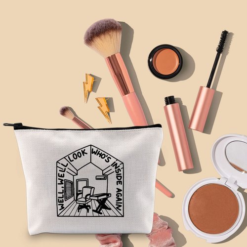 BLUPARK Bo Burnham Inspired Makeup Bag Bo Burnham Lyrics Gift Bo Burnham Fan Gift Inside Song Gift (well well Bo)