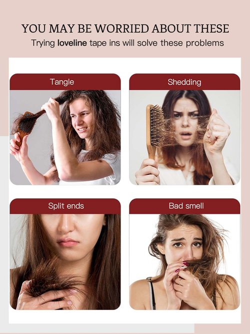 LOVELINE Tape in Hair Extensions Human Hair, Balayage Dark Brown to Chestnut Brown, 18 Inch 20pcs 50g, Skin Weft Seamless Invisible, Soft and Thick Luxury Remy Human Hair Extensions