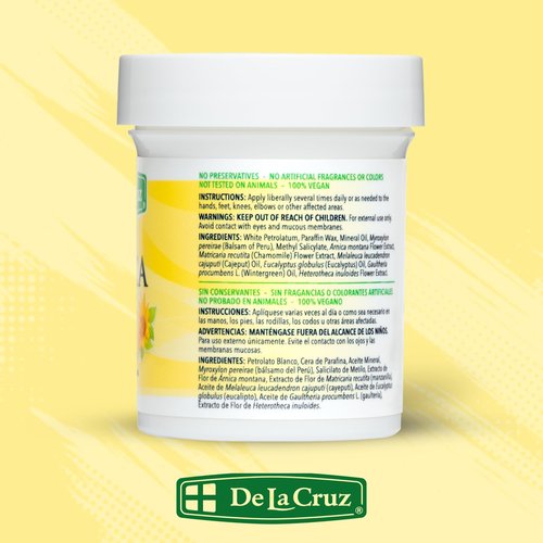 De La Cruz Arnica Salve - Foot Cream for Dry Cracked Heels and Feet - Moisturizing Hand Salve for Dried Hands - 24 Hour Moisture Foot Cream for Dry Cracked Feet and Rough Skin - 2 OZ (6 Pack)