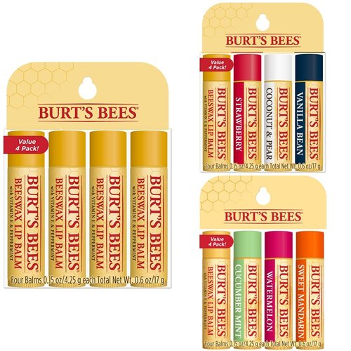 Burt's Bees Lip Balm Flavor 12count
