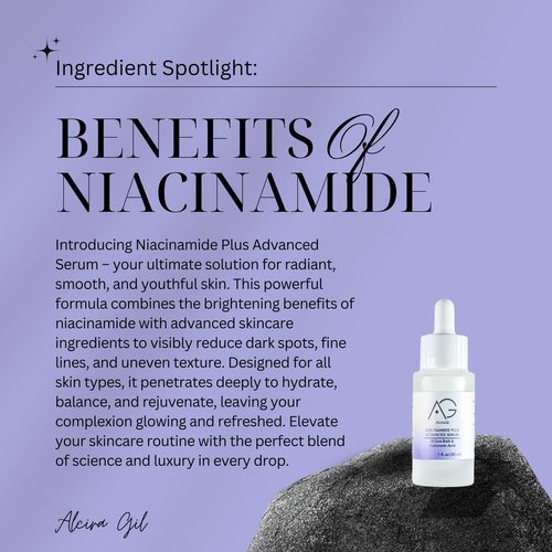 Niacinamide Serum for Face – Advanced Daily Formula with Willow Bark & Hyaluronic Acid – Lightweight Hydration, Skin Texture & Pore Refinement – Fragrance-Free Facial Serum