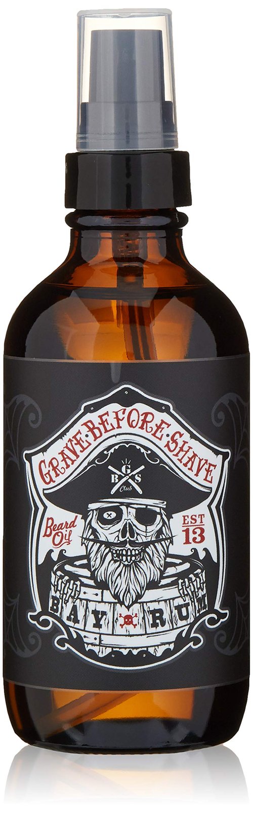 Grave Before Shave™ Beard Oil (Bay Rum Scent) 4 Oz. Bottle
