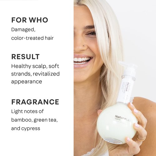 NatureLab.TOKYO Perfect Repair Conditioner - Lightweight Conditioner for Damaged, Color-Treated Hair - Penetrates Roots and Revitalizes & Restores Strands - Japanese Hair Care - Refill Pouch, 22.9oz