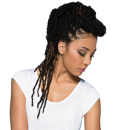 Bobbi Boss Synthetic Hair Crochet Braids African Roots Braid Collection Nu Locs 14" (6-PACK, M1B/27)