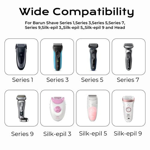 12V Charger Fit for Braun Shaver Series 1 3 5 7 9, 5FT Charging Cord for Braun 310s 340s 740s 3040s 7020s 9330s 760cc 790cc 5190cc 7085cc 7865cc 9090cc 9095cc 9290cc 9385cc 9577cc Electric Trimmer
