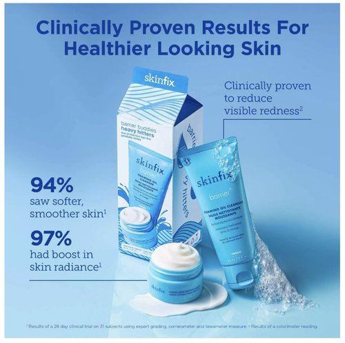 Skinfix Barrier Buddies: Heavy Hitters Cleanser + Triple Lipid-Peptide Cream Hydration Set NEW