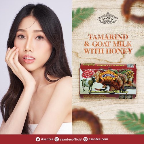 ASANTEE TAMARIND & GOAT MILK HERBAL SOAP 125 G. (Pack of 3)