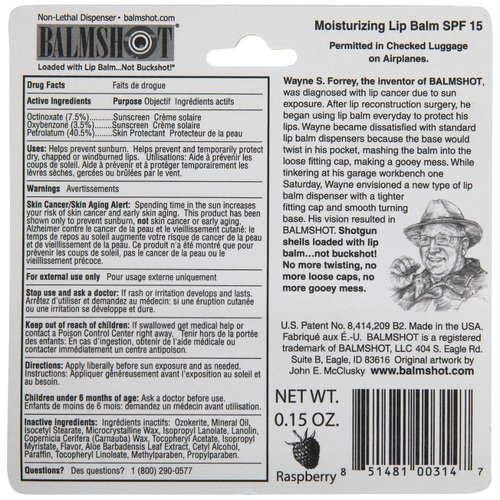 Balmshot Lip Balm Raspberry