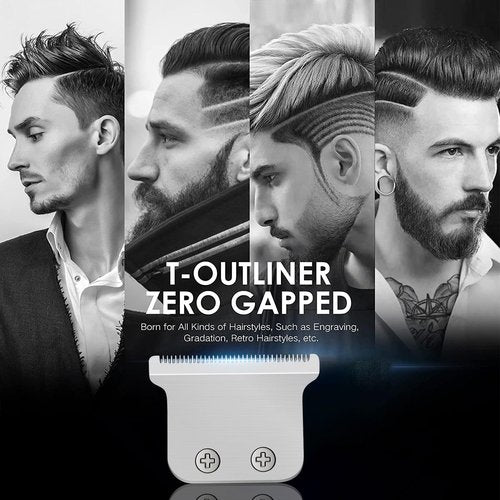 2 Pack Professional Detachable Hair Clipper Replacement Blades Compatible with Wahl Wahl Detailer, 5 Star Hero, Razor Edger, G-Whiz, Sterling Definitions - Fits Professional Barbers and Stylists