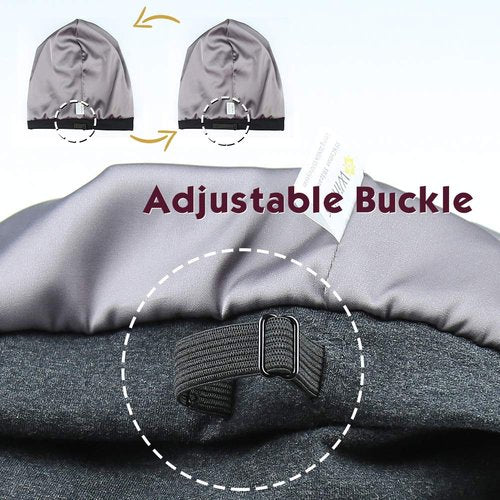 Hair Sleep Hat for Bald Men Night Cotton Blue Black