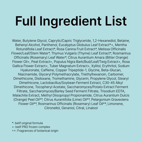 belif Aqua Bomb Cooling Relief Cream with Panthenol & Niacinamide – Daily Soothing & Hydrating Moisturizer, Depuff with Caffeine, Non-comedogenic, Lightweight Cream, Korean Skincare, 1.69 fl oz (50ml)