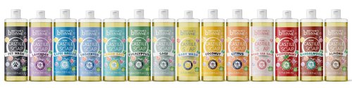 Brittanie's Pure Castile Liquid Soap Eucalyptus – 2 Pack (32oz Each) | Natural, Organic, Multi-Purpose Soap for Body, Face, Home & Pets | Vegan, Sulfate-Free, Made in USA