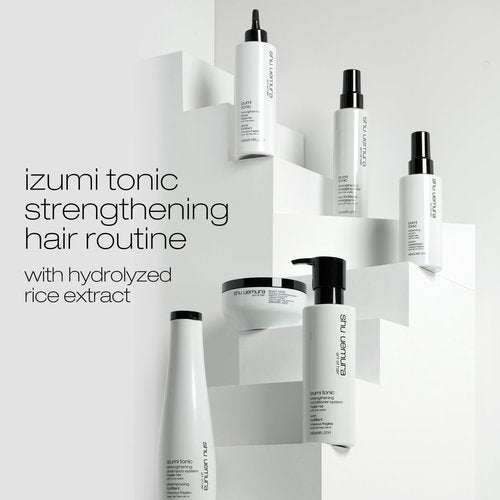 shu uemura art of hair Izumi Tonic Strengthening Gloss - Reduces Breakage and Adds Shine, Nourishes with Japanese Rice Water, 2.5 Fl Oz