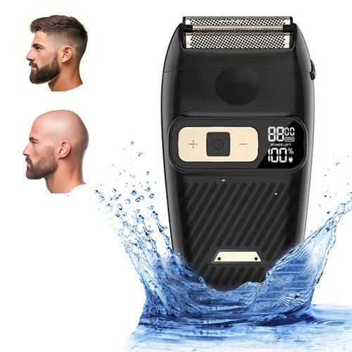 Foil Shaver Electric Razor for Men Electric Foil Shavers for Men and Women Waterproof Wet Dry LED Display Cordless Close Head Shavers 3 Adjustable Speeds Long Battery Rechargeable IPX6