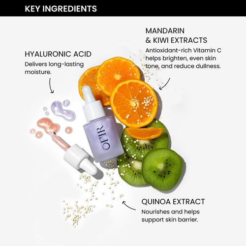 OFIR Bloom Serum Illuminating Gel | Under Eye Brightener Dark Circles Treatment | Lifting Formula With Hyaluronic Acid | Vegan Cruelty Paraben Free Skincare | Hydrating Moisturizer | Peony 1 Fl Oz
