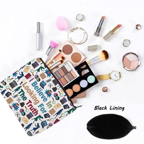 LEVLO Nancy Movie Cosmetic Bag Nancy Fans Gift I Believe In Looking For The Truth Nancy Makeup Zipper Pouch Bag For Women Girls (Looking For The Truth F Bag)