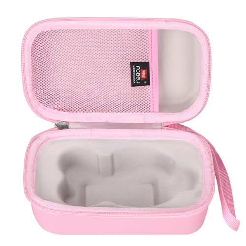 FBLFOBELI Hard Travel Case for NuFACE Mini/MINI+ Starter Kit, Hunvva EP-300 Mini Microcurrent Facial Device (Case Only) (Pink)