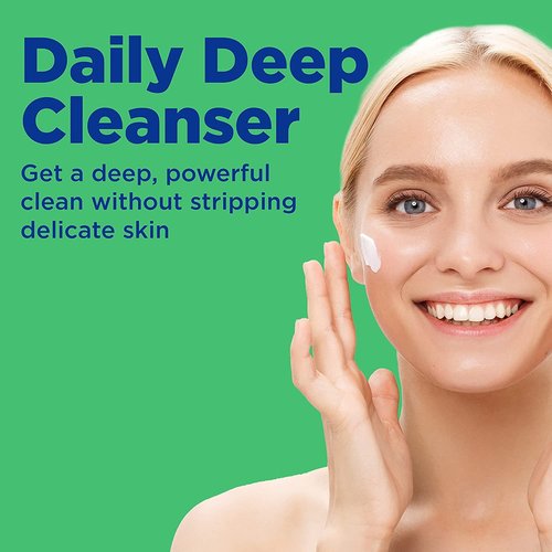 Differin Acne Face Wash with 5% Benzoyl Peroxide, Daily Deep Cleanser by the makers of Differin Gel, Gentle Skin Care for Acne Prone Sensitive Skin, 4 oz (Packaging May Vary) (Pack of 2)