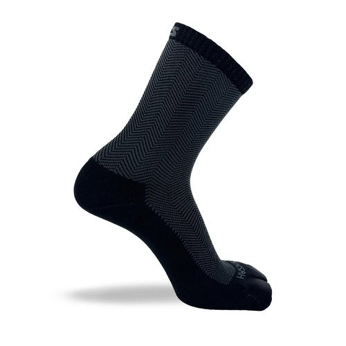 Zensah Bunion Ease - Corrector Relief Sock for Bunions Women and Men - Toe Separator Design (Black/Grey, X-Large)