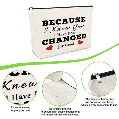 Gevody Musical Lover Gifts Music Makeup Bag Musical Theater Gift Music Lover Gift for Best Friend Women Friendship Inspirational Gifts Birthday Gift for Sister Friend Cosmetic Bag Thanksgiving Gift
