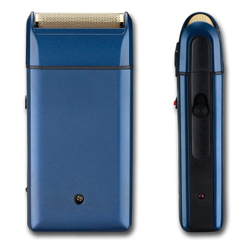 Styleader Retro Electric Razor for Men, Rechargeable Mens Gold Foil Shavers,Travel Electric Shavers for Men(Blue)