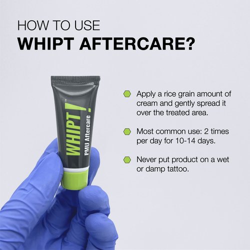 WHIPT| WHIPT Microblading Aftercare (Box of 25 tubes) Ideal for all Microblading & PMU procedures - WHIPT Aftercare- Not Tested on Animals. Petroleum & Paraben Free.