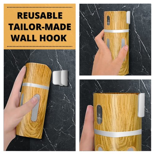 Lasunit-Lasbottle: 4 IN 1 Reusable, Potable, Leakproof, Modular Travel Liquid Dispenser, TSA Approved Toiletries and Spray Dispenser (Wood Grain)