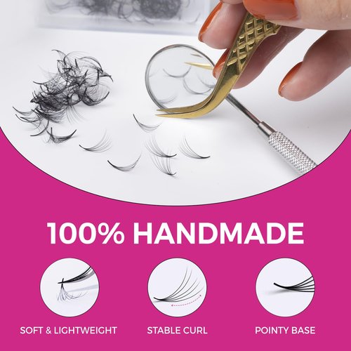 Eyesy Lash 448 Narrow Promade Fans & 500 Promade Fans - Premade Volume Lash Extensions