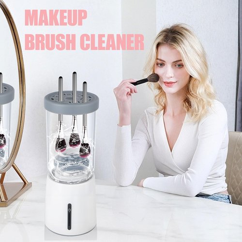 Electric Makeup Brush Cleaner, Automatic Cleaning Tool, IP65 Waterproof Auto Makeup Brush Cleaner, Suitable for Cleaning Makeup Sponges and Brushes