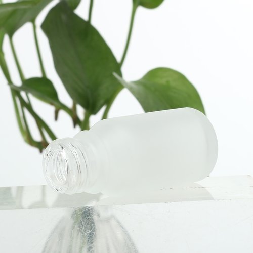 COSIDEA 30 pcs Empty 10ml 0.33oz Frosted glass dropper bottle for oils liquids travel containers essential oil bottles refillable