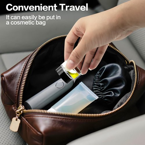 Seuqhck 70 Pack 10ml Small Clear Jars with Black Lids, Empty Glass Cosmetic Containers with Liners Round Bulk Airtight Cream Bottle for Beauty Product Samples, Travel, Storing Lotions, Essences