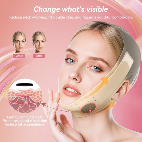Chin Strap for Sleeping,Adjustable Chin Strap,Jaw Strap,Jawline Shaper,V Line Lifting Mask