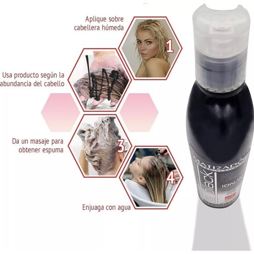 Five Brothers Products Shampoo Matizador Le Black para Cabello Teñido 16.91 fl oz