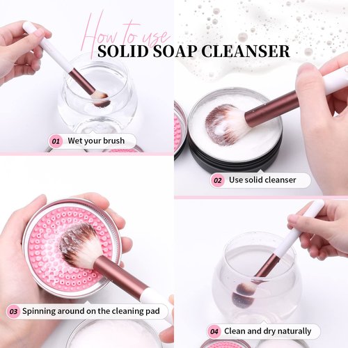 DUcare Makeup Brushes +Makeup Brush Cleaner
