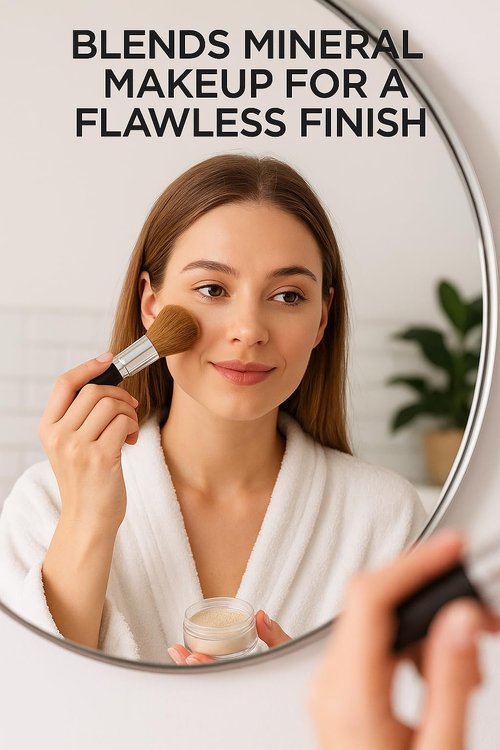 Luxury Essential Mineral Makeup Brush – Bare Soft Brush for Flawless Foundation, Powder & Bronzer Cruelty-Free & Professional Quality